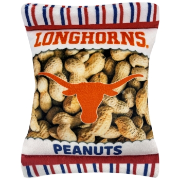 Texas Longhorns- Plush Peanut Bag Toy
